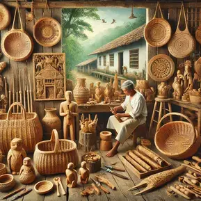 Cestería y Tallado en Madera