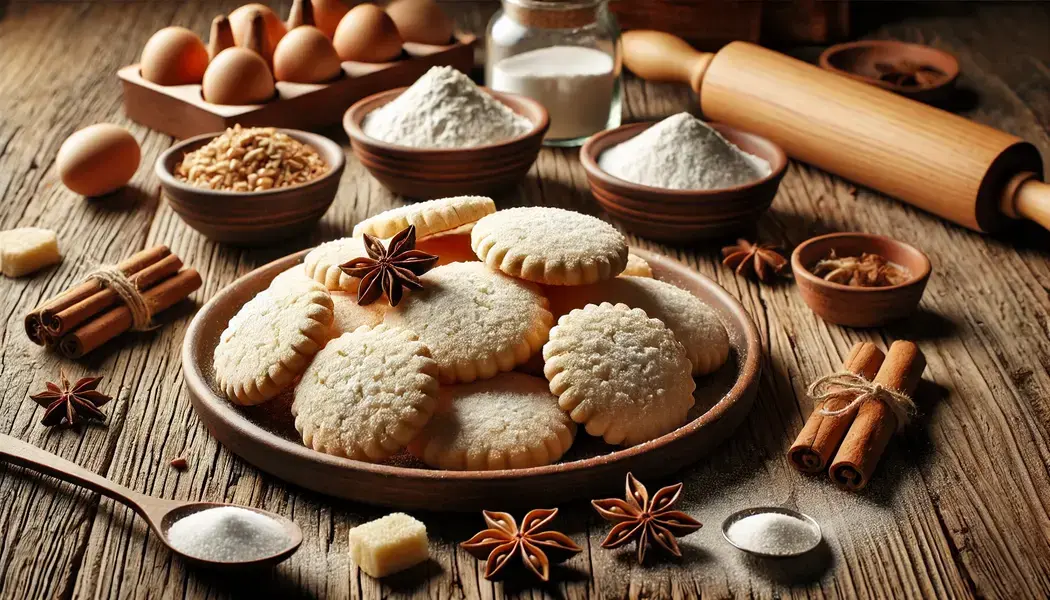 Las polvorosas son unas galletas tradicionales venezolanas