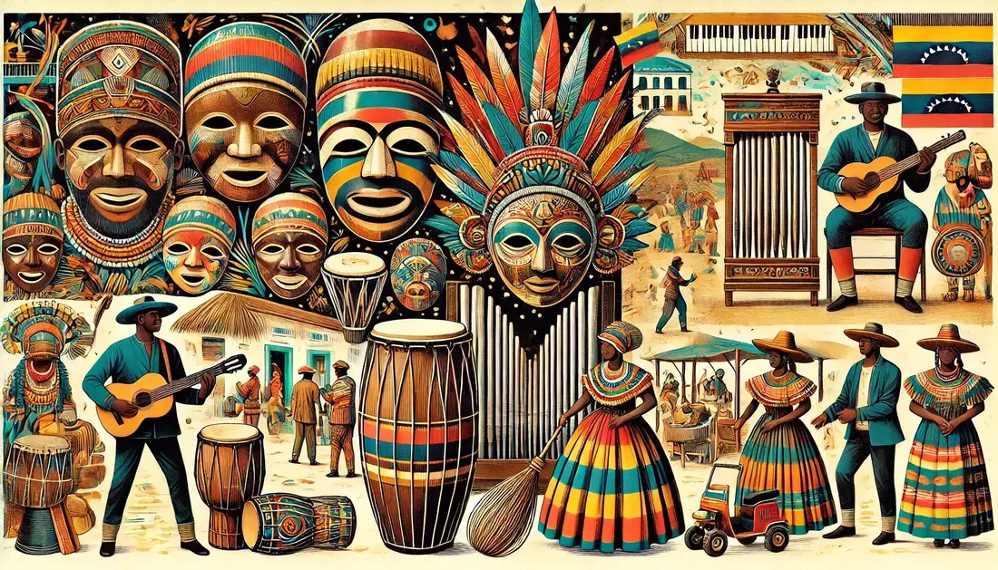 artes, artesanías y vestimentas tradicionales venezolanas.