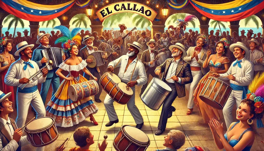  calipso tradicional en los carnavales de El Callao, Venezuela