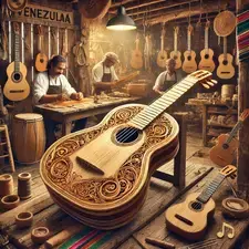 cuatro venezolano, un pequeño instrumento de cuatro cuerdas