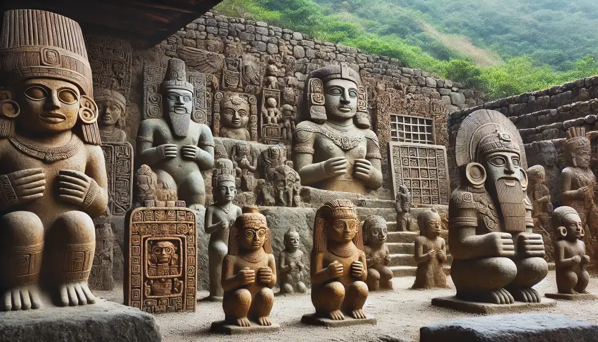 escultura precolombina, destacando sus raíces y significado