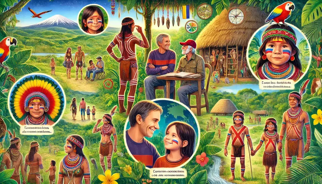 imagen que representa tu primer encuentro con la diversidad étnica de Venezuela