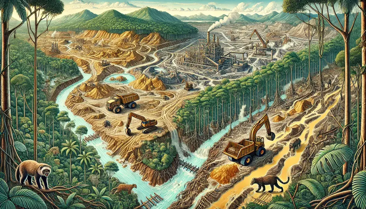 l impacto de la extracción de oro y otros minerales en Venezuela