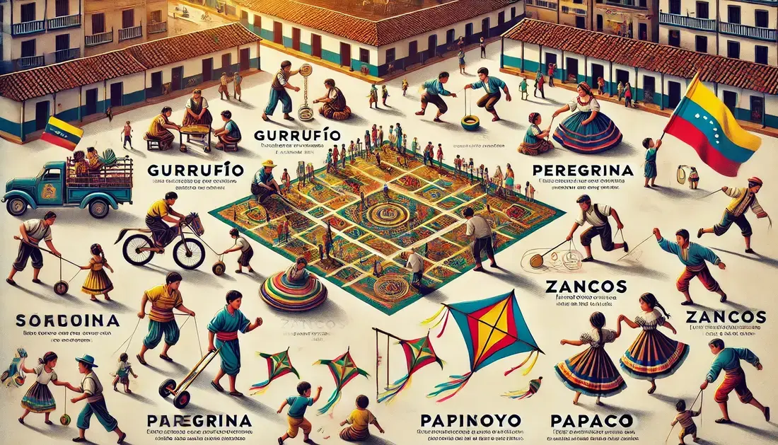 la imagen que representa los juegos tradicionales venezolanos