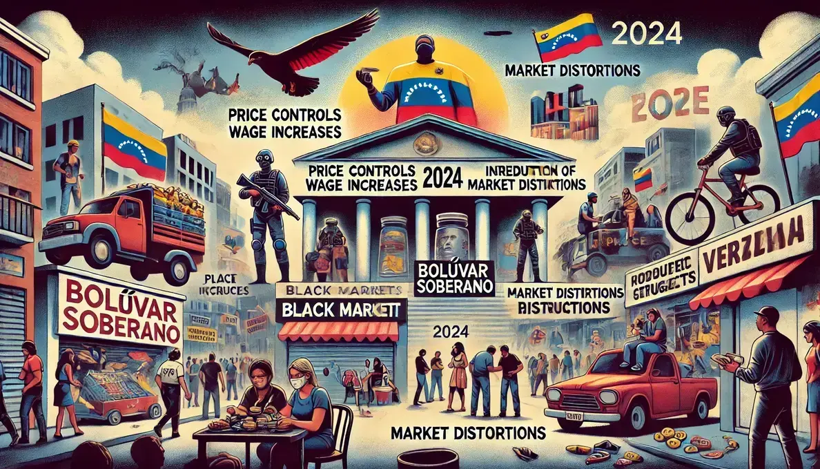 los esfuerzos del gobierno venezolano para estabilizar la economía en 2024