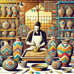 muestra la cerámica venezolana