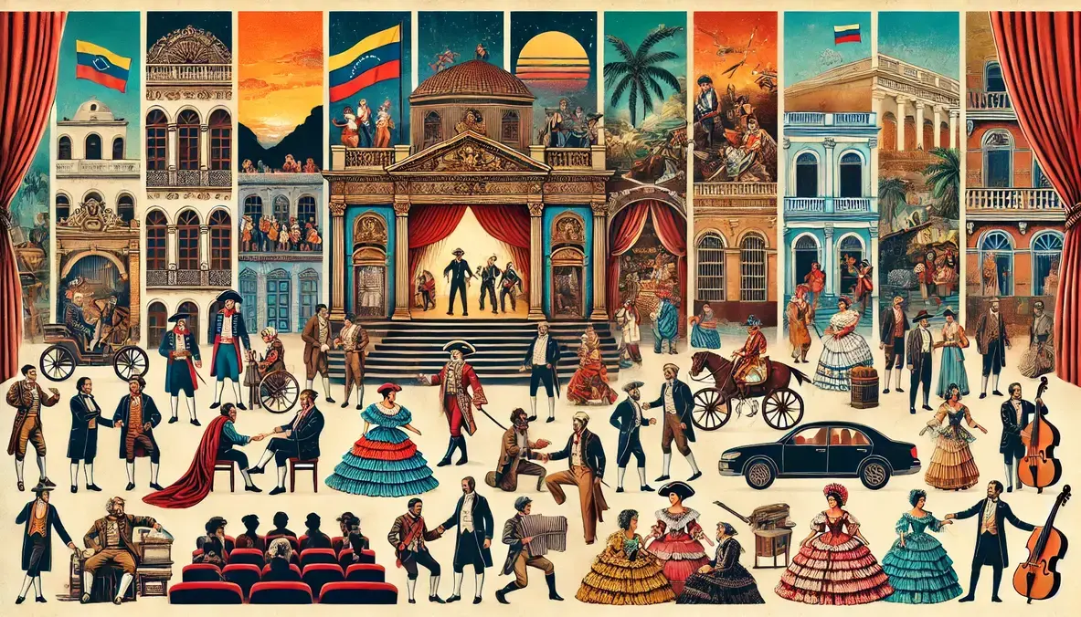 muestra la rica y variada evolución del teatro en Venezuela
