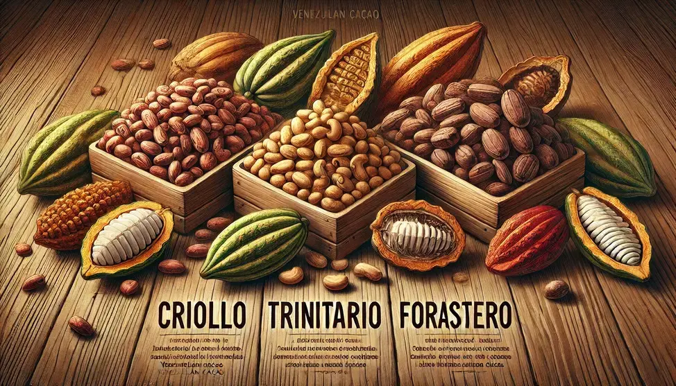  muestra las variedades y la calidad del cacao venezolano