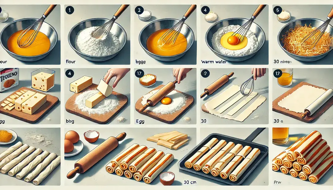 pasos para hacer tequeños venezolanos