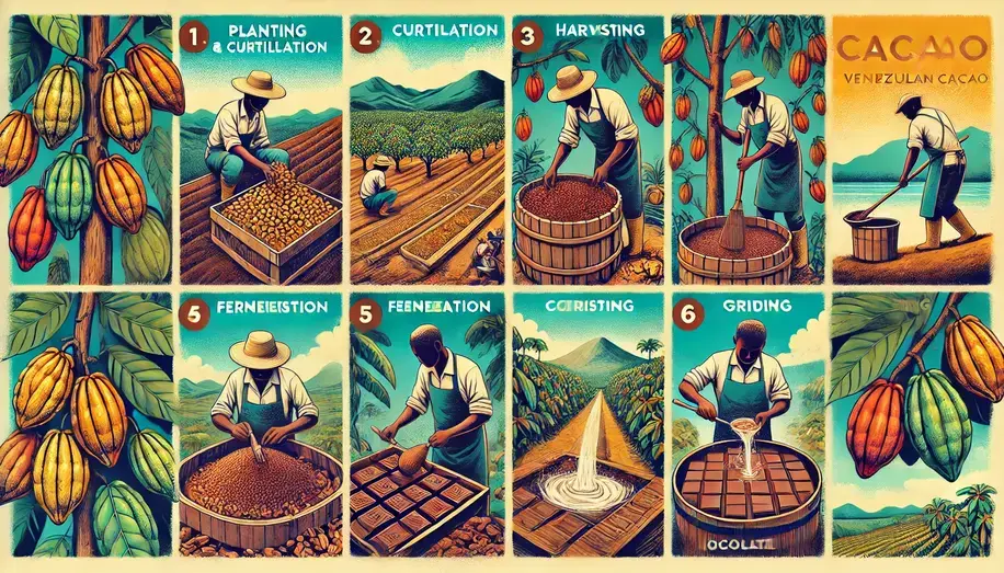  proceso de producción del cacao venezolano